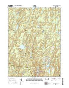 Twelvemile Pond Pennsylvania Current topographic map, 1:24000 scale, 7.5 X 7.5 Minute, Year 2016