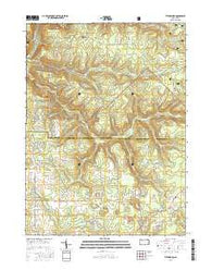 Tylersburg Pennsylvania Current topographic map, 1:24000 scale, 7.5 X 7.5 Minute, Year 2016
