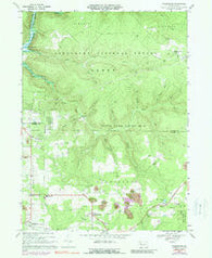 Tylersburg Pennsylvania Historical topographic map, 1:24000 scale, 7.5 X 7.5 Minute, Year 1967