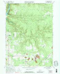 Tylersburg Pennsylvania Historical topographic map, 1:24000 scale, 7.5 X 7.5 Minute, Year 1967