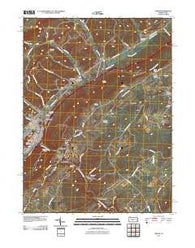 Tyrone Pennsylvania Historical topographic map, 1:24000 scale, 7.5 X 7.5 Minute, Year 2010