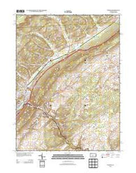 Tyrone Pennsylvania Historical topographic map, 1:24000 scale, 7.5 X 7.5 Minute, Year 2013