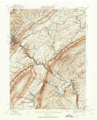 Tyrone Pennsylvania Historical topographic map, 1:62500 scale, 15 X 15 Minute, Year 1929