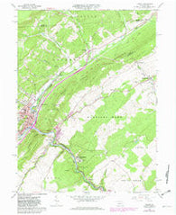 Tyrone Pennsylvania Historical topographic map, 1:24000 scale, 7.5 X 7.5 Minute, Year 1963