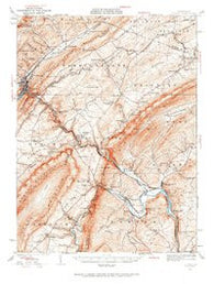 Tyrone Pennsylvania Historical topographic map, 1:62500 scale, 15 X 15 Minute, Year 1929