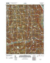 Ulster Pennsylvania Historical topographic map, 1:24000 scale, 7.5 X 7.5 Minute, Year 2010