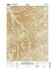 Ulysses Pennsylvania Current topographic map, 1:24000 scale, 7.5 X 7.5 Minute, Year 2016