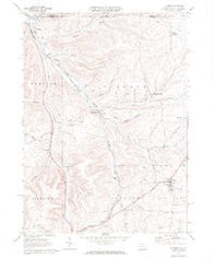 Ulysses Pennsylvania Historical topographic map, 1:24000 scale, 7.5 X 7.5 Minute, Year 1969