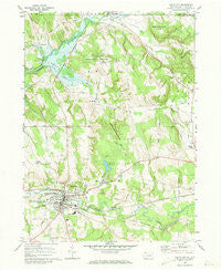 Union City Pennsylvania Historical topographic map, 1:24000 scale, 7.5 X 7.5 Minute, Year 1968