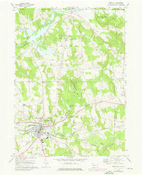 Union City Pennsylvania Historical topographic map, 1:24000 scale, 7.5 X 7.5 Minute, Year 1968