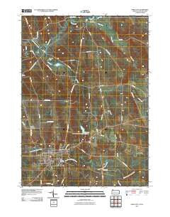 Union City Pennsylvania Historical topographic map, 1:24000 scale, 7.5 X 7.5 Minute, Year 2010