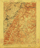Uniontown Pennsylvania Historical topographic map, 1:62500 scale, 15 X 15 Minute, Year 1900