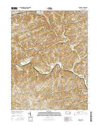 Unionville Pennsylvania Current topographic map, 1:24000 scale, 7.5 X 7.5 Minute, Year 2016