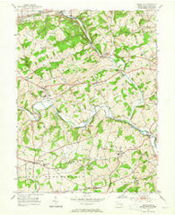 Unionville Pennsylvania Historical topographic map, 1:24000 scale, 7.5 X 7.5 Minute, Year 1953