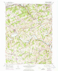 Unionville Pennsylvania Historical topographic map, 1:24000 scale, 7.5 X 7.5 Minute, Year 1963