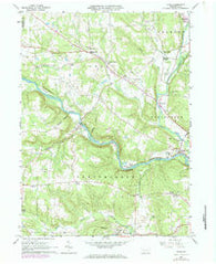 Utica Pennsylvania Historical topographic map, 1:24000 scale, 7.5 X 7.5 Minute, Year 1963