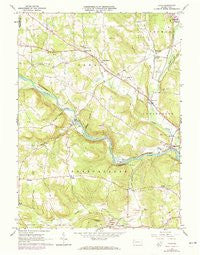 Utica Pennsylvania Historical topographic map, 1:24000 scale, 7.5 X 7.5 Minute, Year 1963