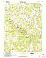 Utica Pennsylvania Historical topographic map, 1:24000 scale, 7.5 X 7.5 Minute, Year 1963