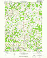 Valencia Pennsylvania Historical topographic map, 1:24000 scale, 7.5 X 7.5 Minute, Year 1950