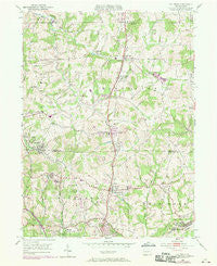 Valencia Pennsylvania Historical topographic map, 1:24000 scale, 7.5 X 7.5 Minute, Year 1950