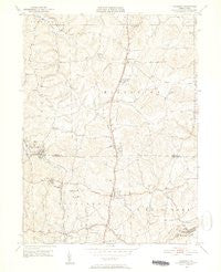 Valencia Pennsylvania Historical topographic map, 1:24000 scale, 7.5 X 7.5 Minute, Year 1950