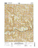Valier Pennsylvania Current topographic map, 1:24000 scale, 7.5 X 7.5 Minute, Year 2016