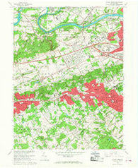 Valley Forge Pennsylvania Historical topographic map, 1:24000 scale, 7.5 X 7.5 Minute, Year 1966