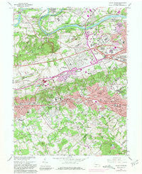 Valley Forge Pennsylvania Historical topographic map, 1:24000 scale, 7.5 X 7.5 Minute, Year 1966