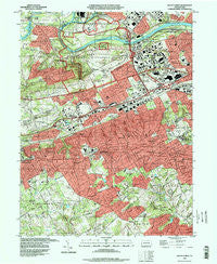 Valley Forge Pennsylvania Historical topographic map, 1:24000 scale, 7.5 X 7.5 Minute, Year 1992