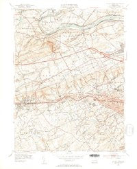 Valley Forge Pennsylvania Historical topographic map, 1:24000 scale, 7.5 X 7.5 Minute, Year 1952
