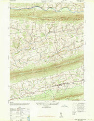 Valley View Pennsylvania Historical topographic map, 1:24000 scale, 7.5 X 7.5 Minute, Year 1947