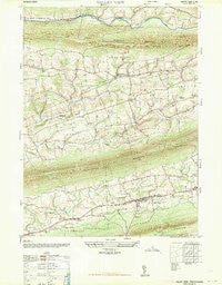 Valley View Pennsylvania Historical topographic map, 1:24000 scale, 7.5 X 7.5 Minute, Year 1947