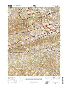 Valley Forge Pennsylvania Current topographic map, 1:24000 scale, 7.5 X 7.5 Minute, Year 2016