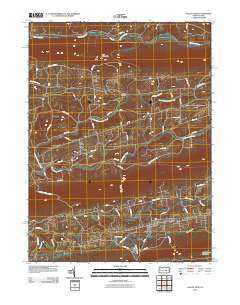 Valley View Pennsylvania Historical topographic map, 1:24000 scale, 7.5 X 7.5 Minute, Year 2010