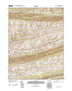 Valley View Pennsylvania Historical topographic map, 1:24000 scale, 7.5 X 7.5 Minute, Year 2013