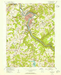 Vandergrift Pennsylvania Historical topographic map, 1:24000 scale, 7.5 X 7.5 Minute, Year 1953