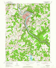 Vandergrift Pennsylvania Historical topographic map, 1:24000 scale, 7.5 X 7.5 Minute, Year 1953