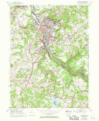 Vandergrift Pennsylvania Historical topographic map, 1:24000 scale, 7.5 X 7.5 Minute, Year 1953