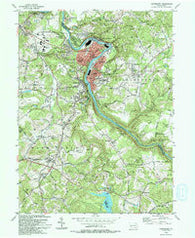 Vandergrift Pennsylvania Historical topographic map, 1:24000 scale, 7.5 X 7.5 Minute, Year 1993