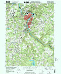 Vandergrift Pennsylvania Historical topographic map, 1:24000 scale, 7.5 X 7.5 Minute, Year 1998