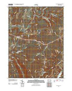 Vintondale Pennsylvania Historical topographic map, 1:24000 scale, 7.5 X 7.5 Minute, Year 2010