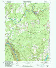 Vintondale Pennsylvania Historical topographic map, 1:24000 scale, 7.5 X 7.5 Minute, Year 1964