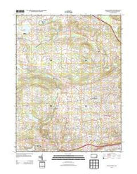 Wagontown Pennsylvania Historical topographic map, 1:24000 scale, 7.5 X 7.5 Minute, Year 2013