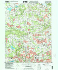 Wagontown Pennsylvania Historical topographic map, 1:24000 scale, 7.5 X 7.5 Minute, Year 1999