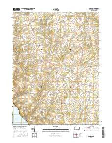 Wakefield Pennsylvania Current topographic map, 1:24000 scale, 7.5 X 7.5 Minute, Year 2016