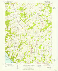 Wakefield Pennsylvania Historical topographic map, 1:24000 scale, 7.5 X 7.5 Minute, Year 1955