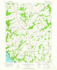 Wakefield Pennsylvania Historical topographic map, 1:24000 scale, 7.5 X 7.5 Minute, Year 1955