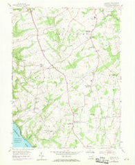 Wakefield Pennsylvania Historical topographic map, 1:24000 scale, 7.5 X 7.5 Minute, Year 1955