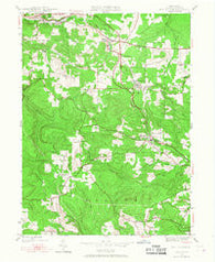 Wallaceton Pennsylvania Historical topographic map, 1:24000 scale, 7.5 X 7.5 Minute, Year 1945