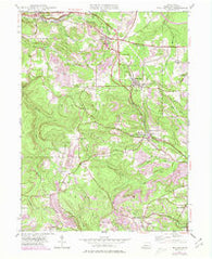 Wallaceton Pennsylvania Historical topographic map, 1:24000 scale, 7.5 X 7.5 Minute, Year 1945